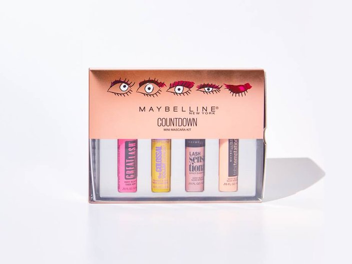 Maybelline Countdown Mini Mascara Giveaway Kit Sampling Makeup.co 