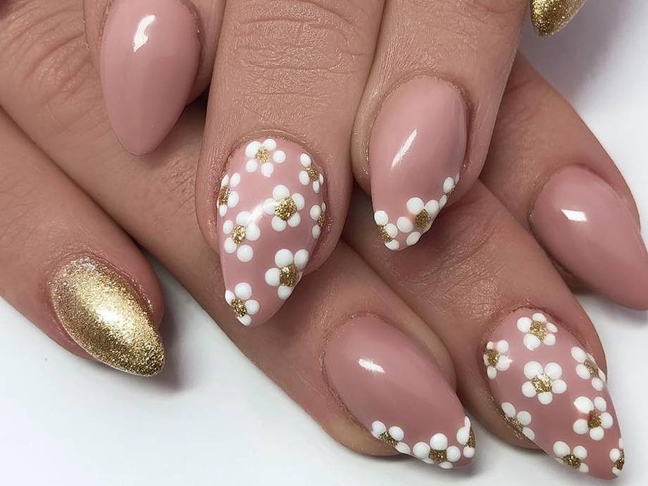 nail art flower designs beginners