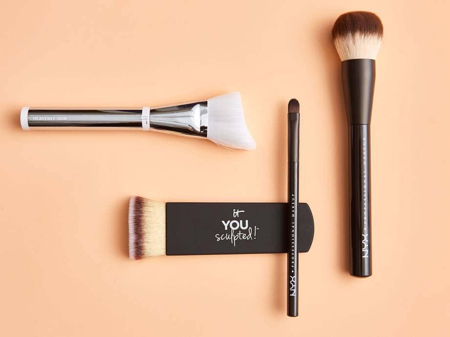 easy clean makeup brushes