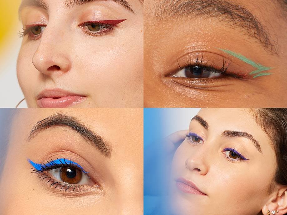 different shades of eyeliner