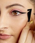 Close-up image of someone wearing eyeliner