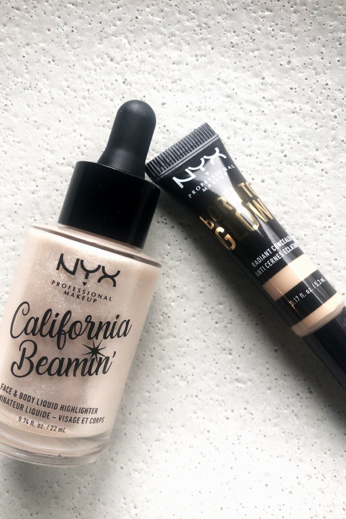 NYX Professional Makeup California Beamin' Face Body Liquid Highlighter Review | Makeup.com