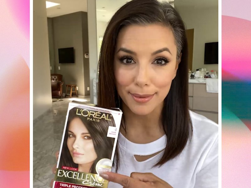 Eva Longoria loves balayage for her hair color- try it yourself