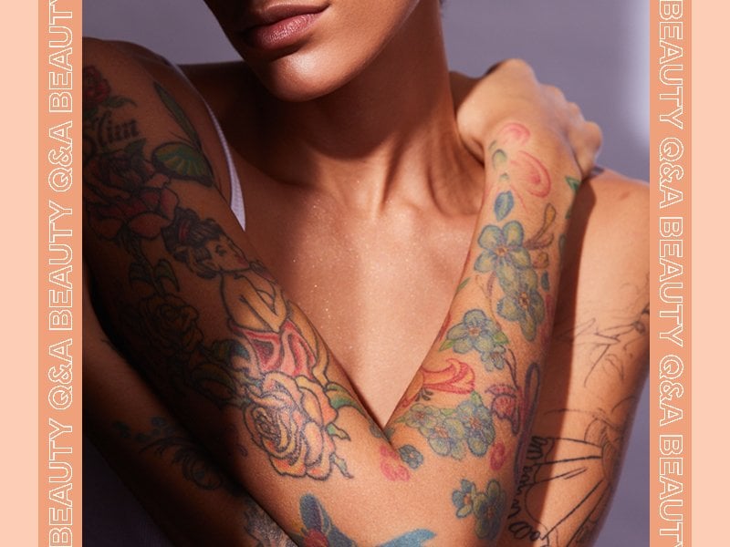 How to Cover Up Tattoos with Makeup  Makeupcom
