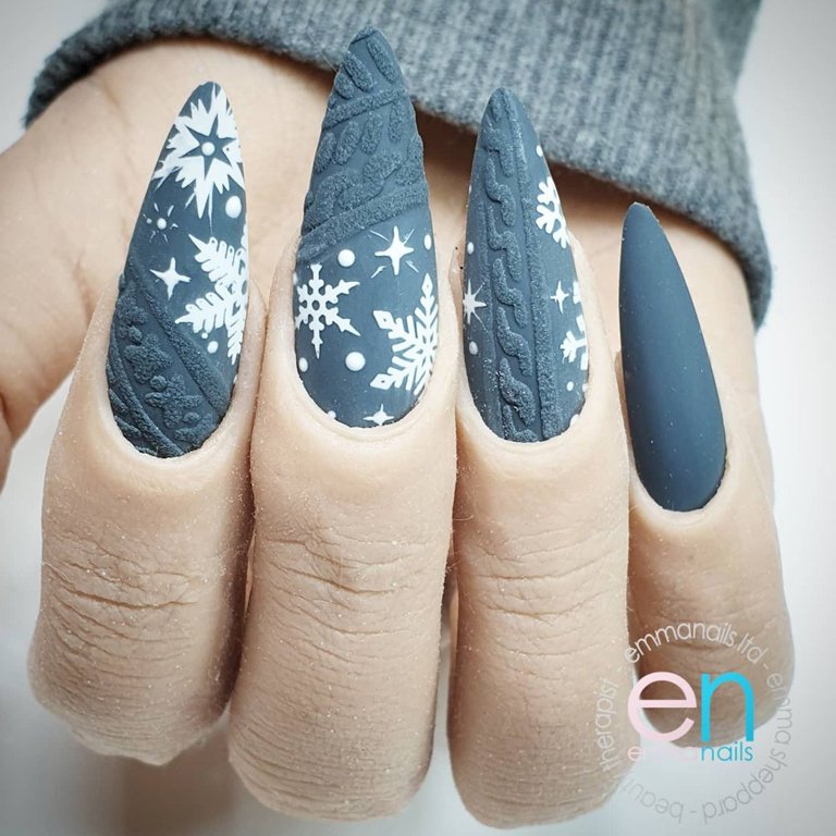 3d Snowflake Nail Art Stickers White Christmas Designs Nail - Temu