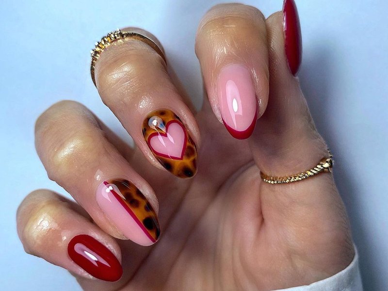 1. Cute Heart Nail Art Designs for Valentine's Day - wide 8