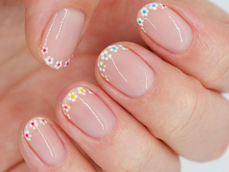 3. Floral Nail Art - wide 6