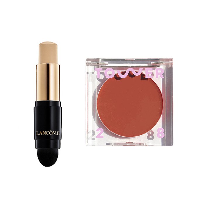 Lancôme Teint Idôle Ultra Wear Foundation Stick and Tower 28 BeachPlease Luminous Tinted Balm