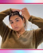 clear spf stick for a slick bun