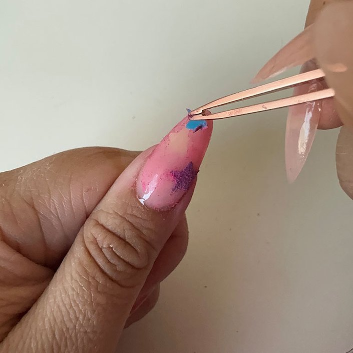 Airbrush Nails DIY Easy for Beginners, New Enail Silver Gel