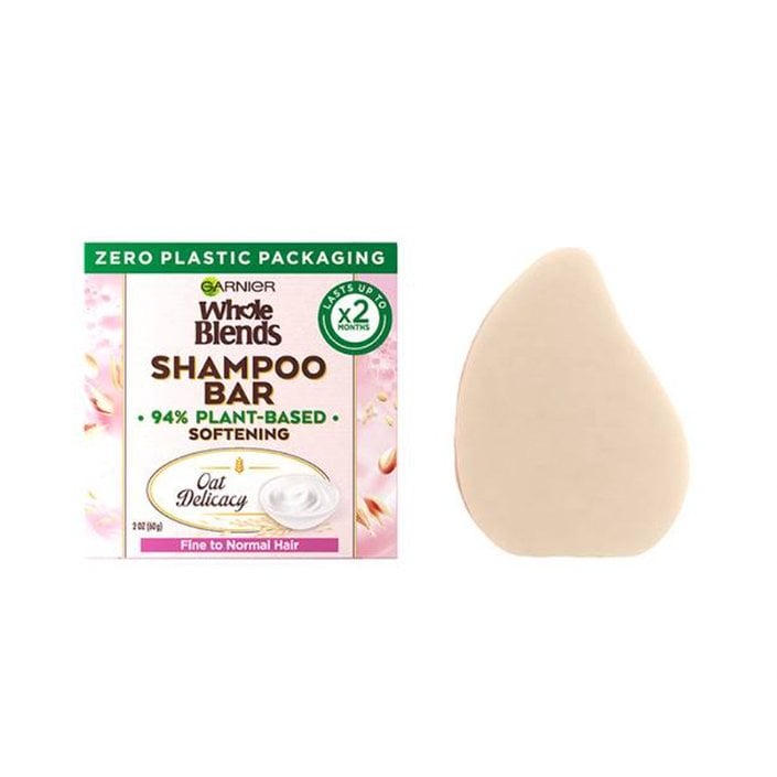 Garnier Whole Blends Oat Delicacy Softening Shampoo Bar