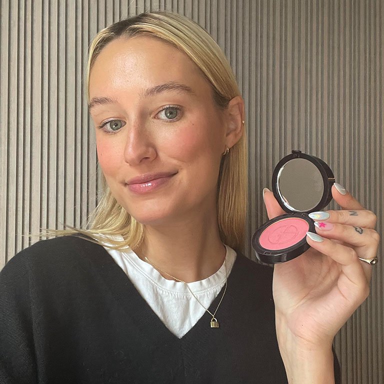 Giorgio Armani Beauty Luminous Silk Glow Blush Review Makeup