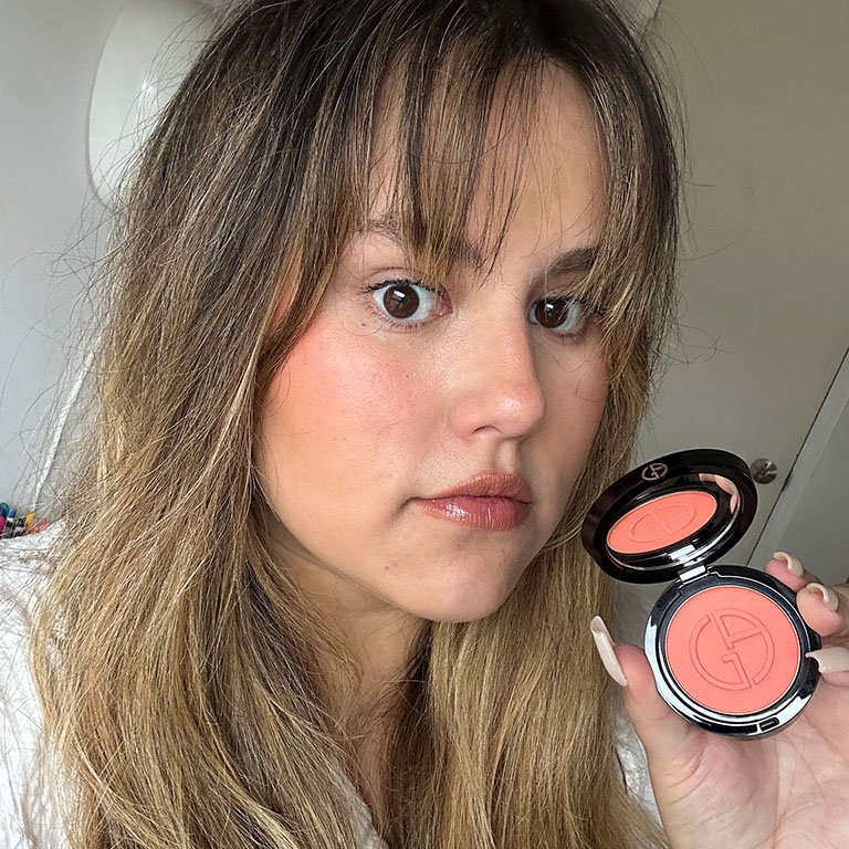 Giorgio Armani Beauty Luminous Silk Glow Blush Review Makeup