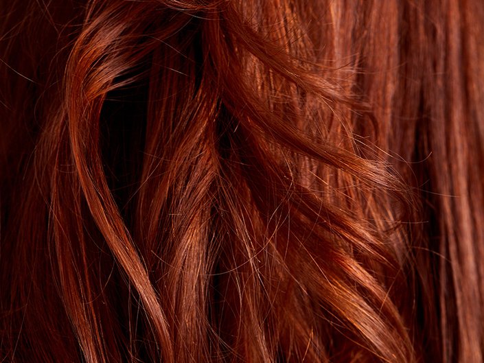 red dye hair