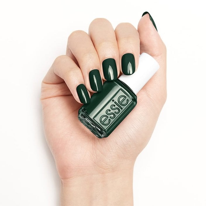 Different skin complexions with Forest Green nails